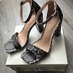 Snakeskin Heels